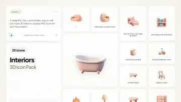 3D Interior Icons