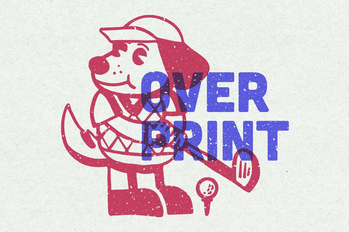 Vintage Overprint Effect