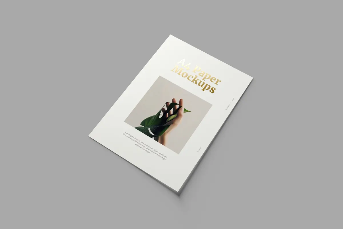 A4 Paper Mockups
