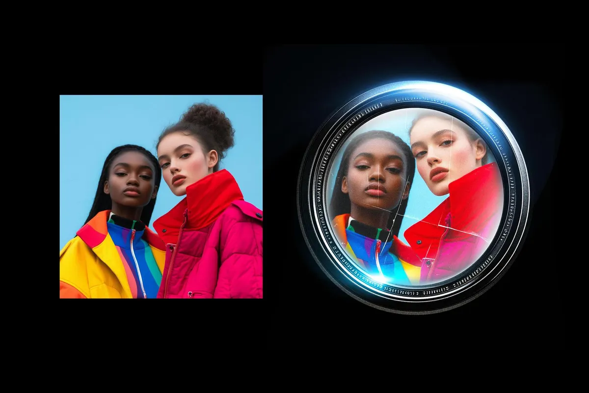 Fish Eye Camera Lens Photo Effect