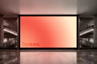 Shopping Mall Screen Mockup