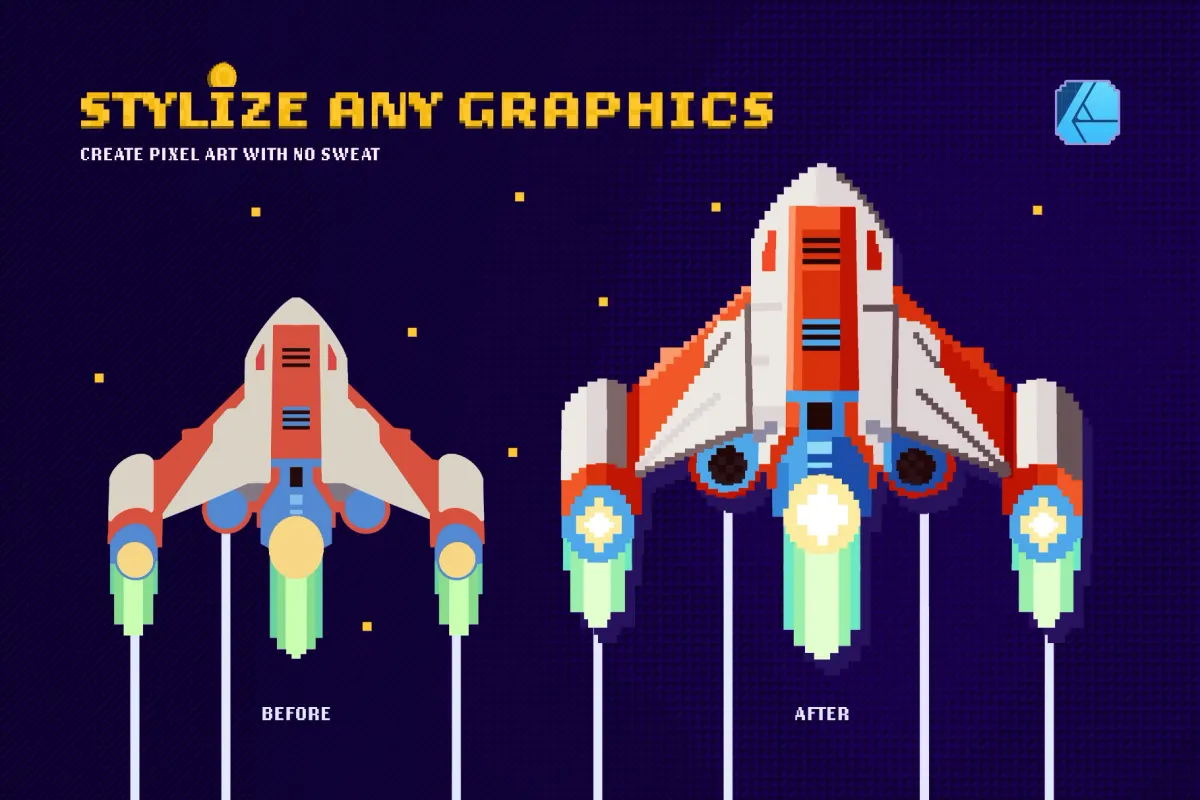 Pixel Mania Affinity Brushes