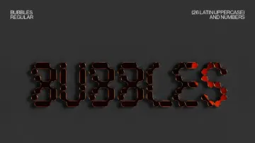 Bubbles | Free Bubble Font