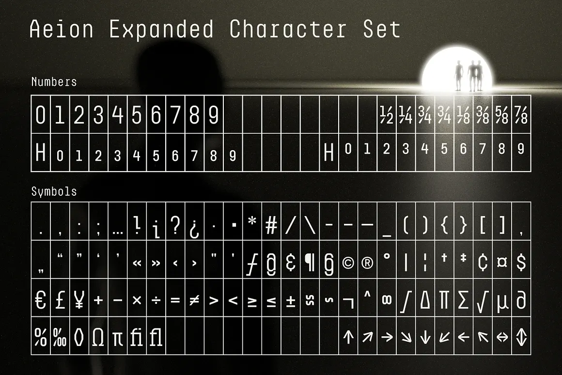 Aeion - Condensed Tech Mono Font Family