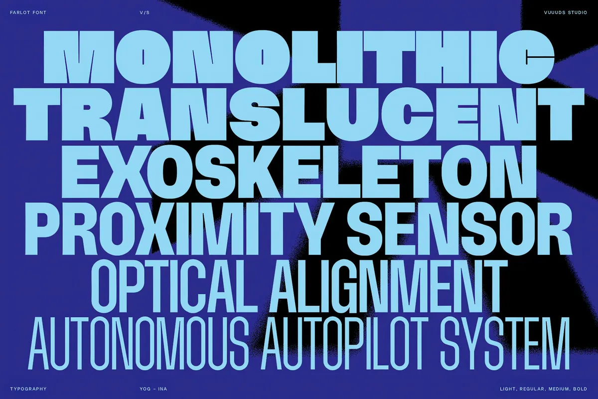 Farlot - Bold Sans Serif Display Family