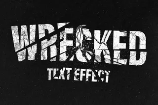 Broken Text Effect