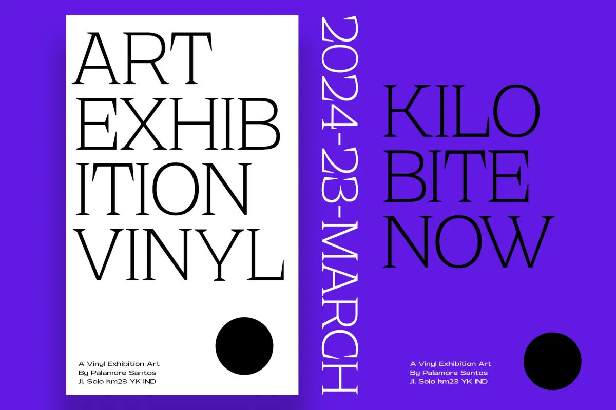 JT Rejiro - Sharp Serif Display Font Family