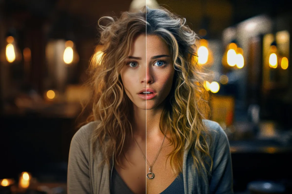 Grainy Cinematic Photo Effect