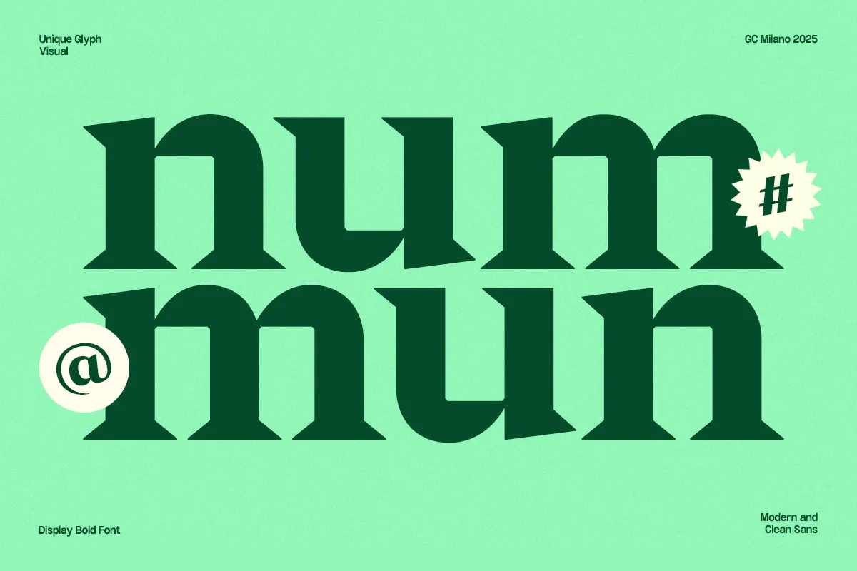 GC Milano – Strong Serif Elegance