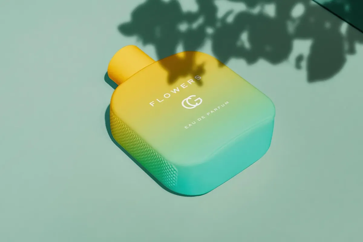 Sunlit Fragrance Bottle Mockup
