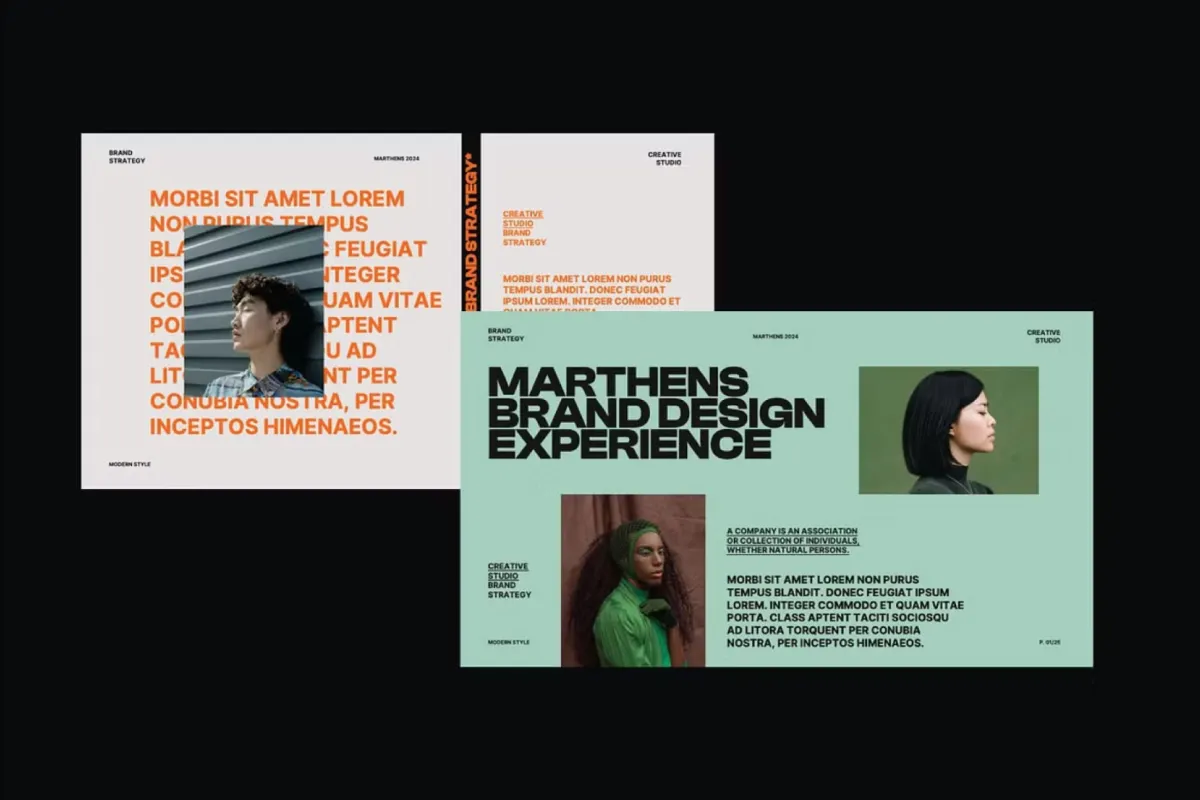 Marthens - Brand Strategy Google Slides Template