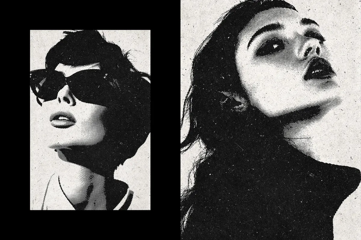 Grunge Print Photo Effect
