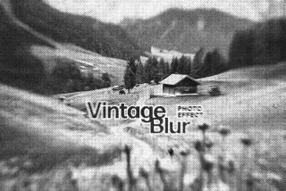 Vintage Blur Photo Effect