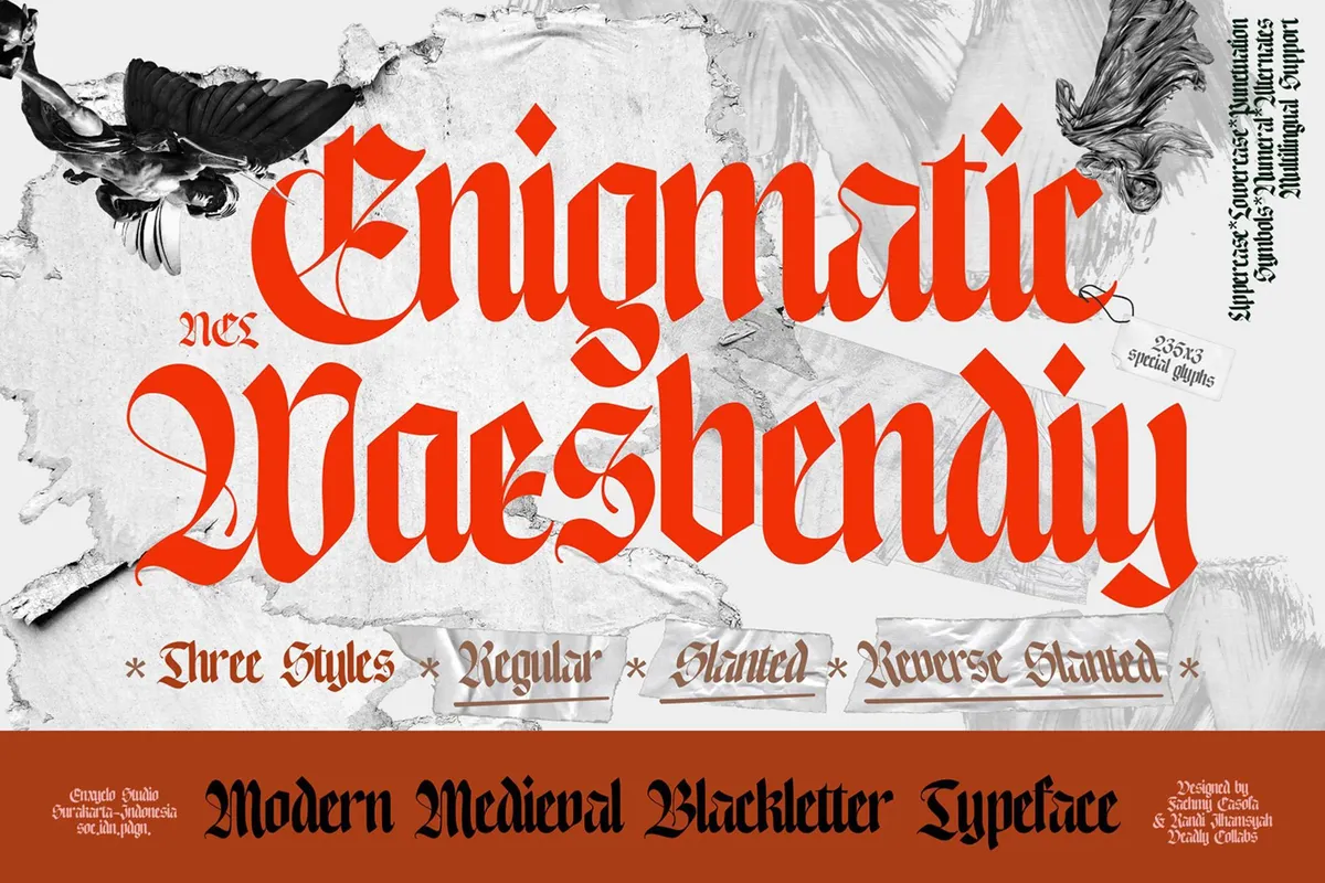 NCL Enigmatic Waesbendiy — Blackletter Font
