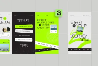 Tour & Travel Instagram Pack - Affinity Template