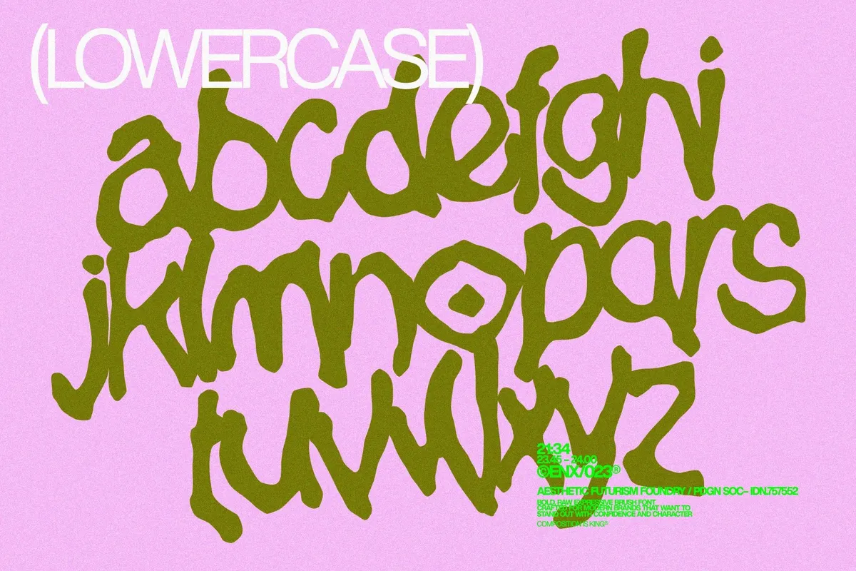 Rownie - Bold Expressive Brush Font