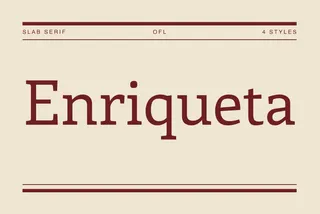 Enriqueta - Free Old-Style Serif