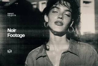 Noir Footage Photo Effect