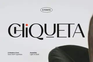 Chiqueta – Luxury Modern Sans Font