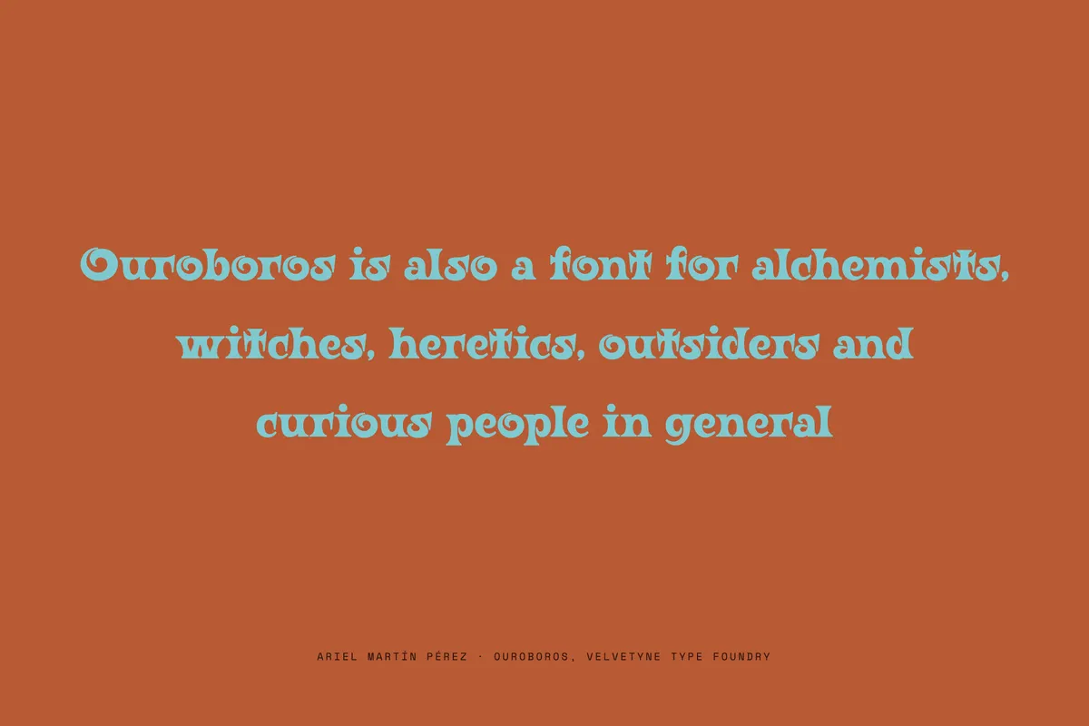 Ouroboros — Free Art Nouveau Display Font