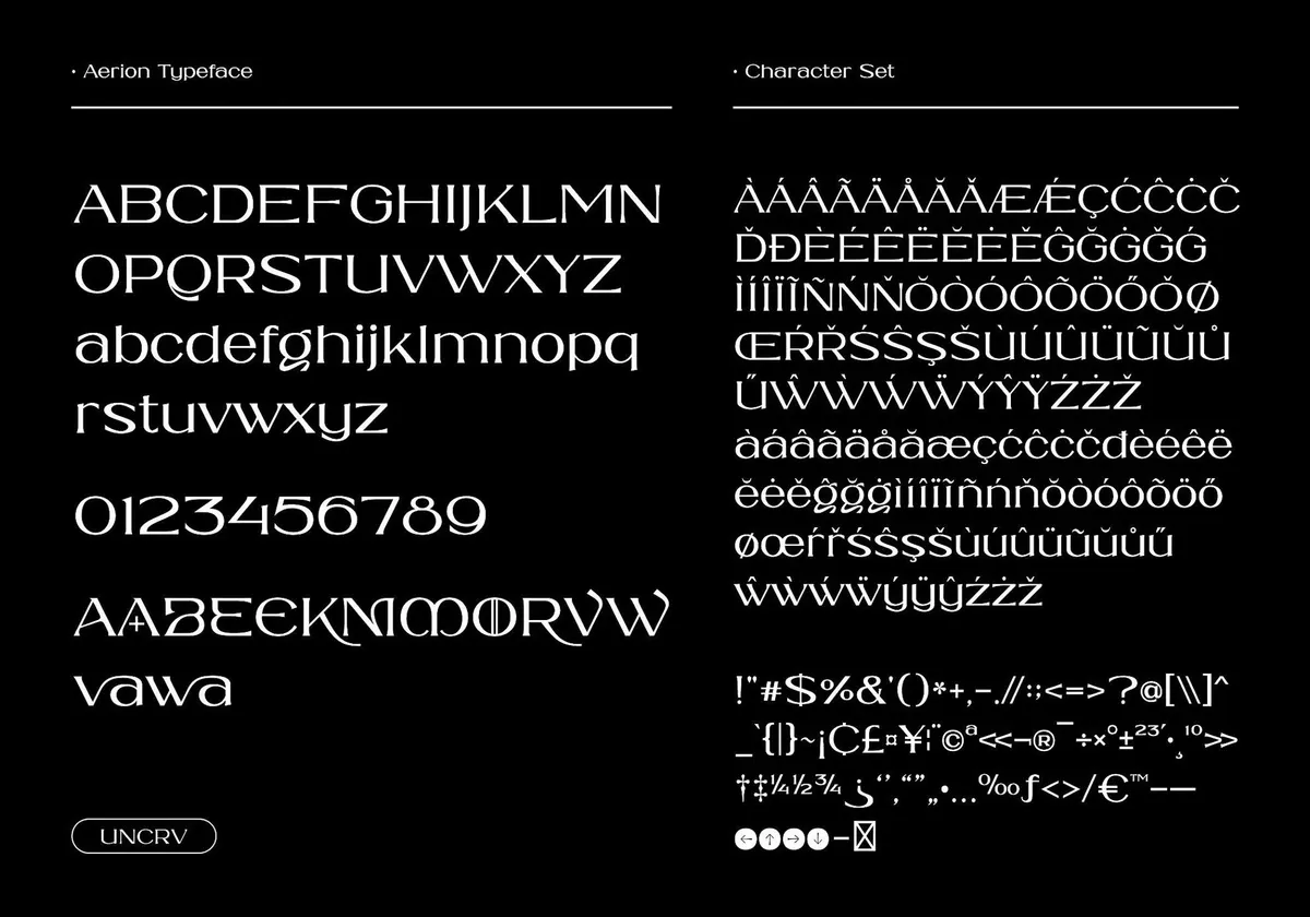 Aerion — Display Serif