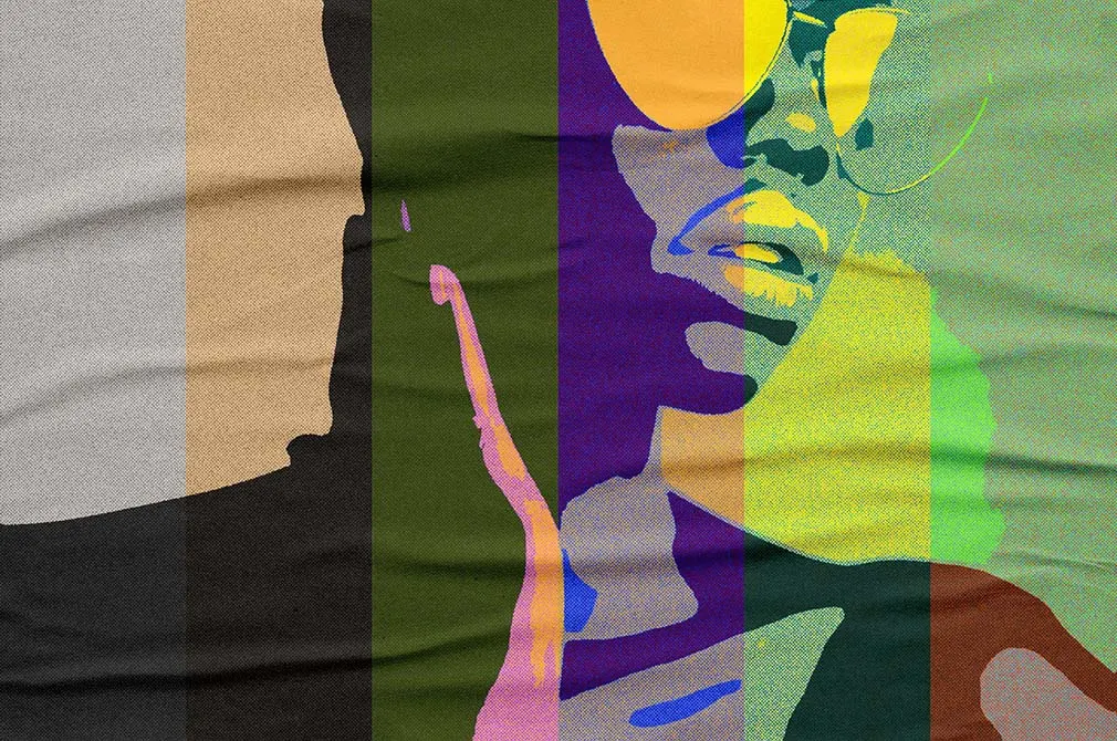 Glued Pop Art Photo Effect