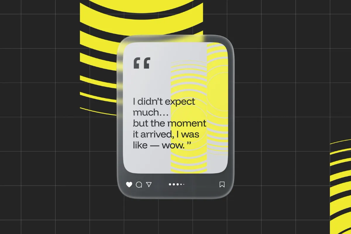 Frosted Glass Instagram Post Mockup