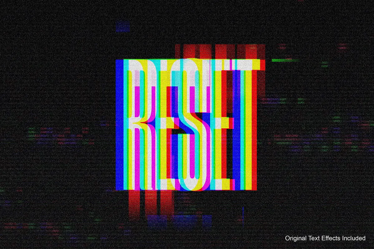 Classic Glitch Effects Collection