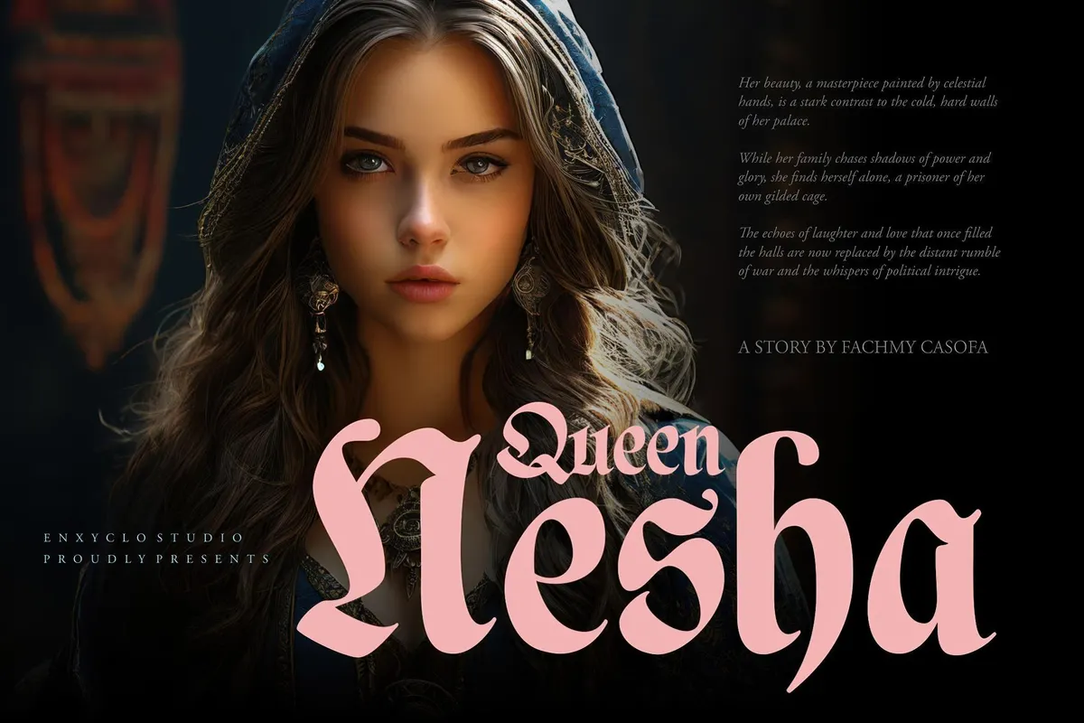 NCL Basefigh —  Rounded Blackletter Font