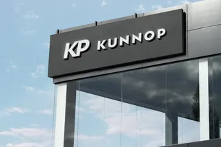 Modern Glass Building Logo Mockup