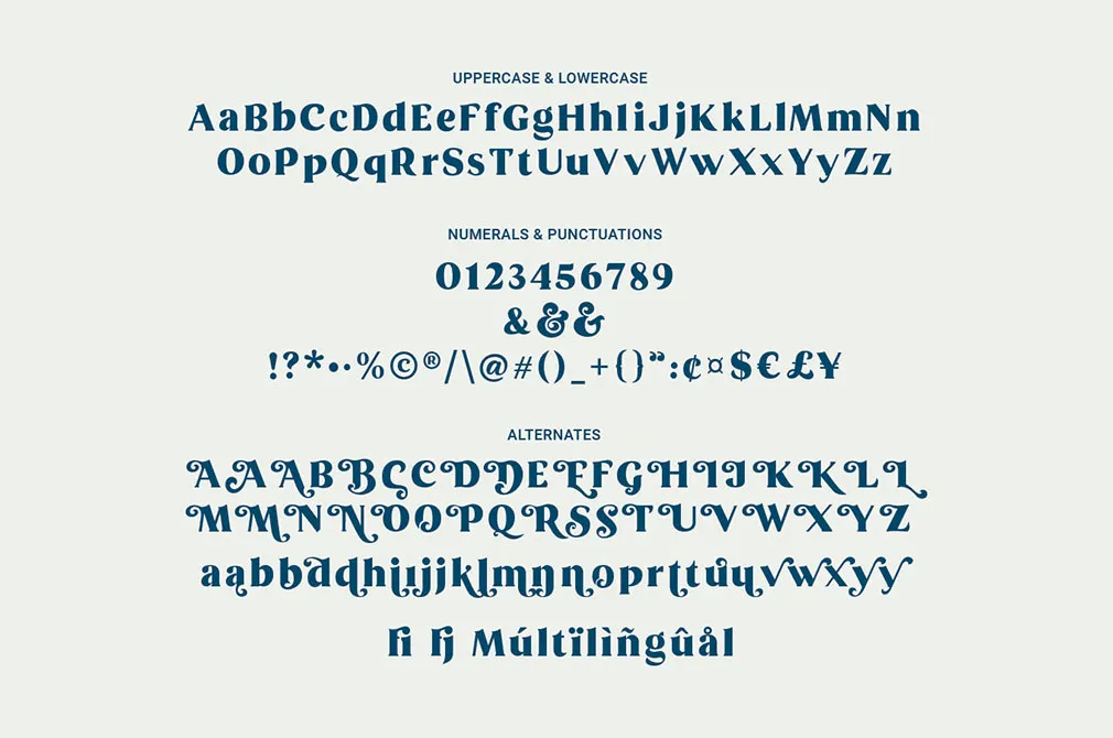Brume Decorative Font