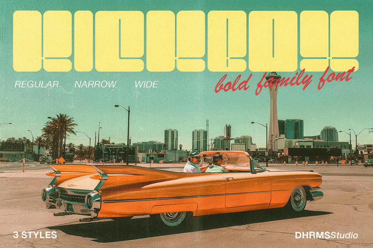 Kickbox - Bold Family Typeface