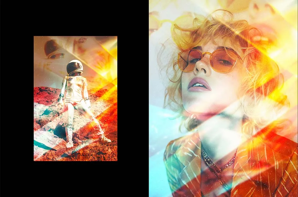 Refracted Prism Photo Effect