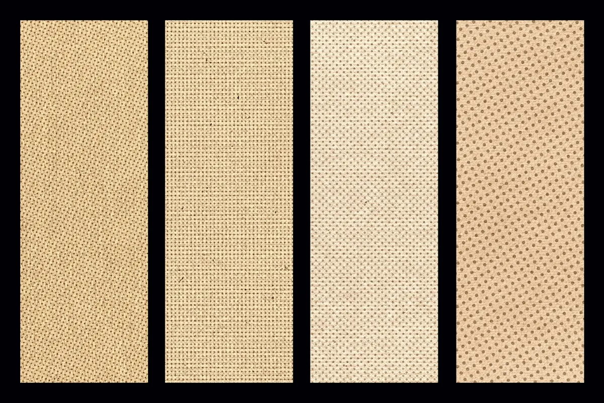 Kraft Riso B&W Halftone Texture