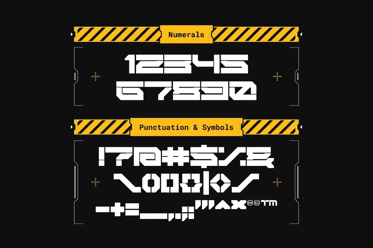 NEMESYS — Futuristic Cyberpunk Font
