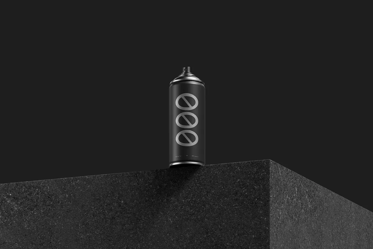 Spray Can Mockup