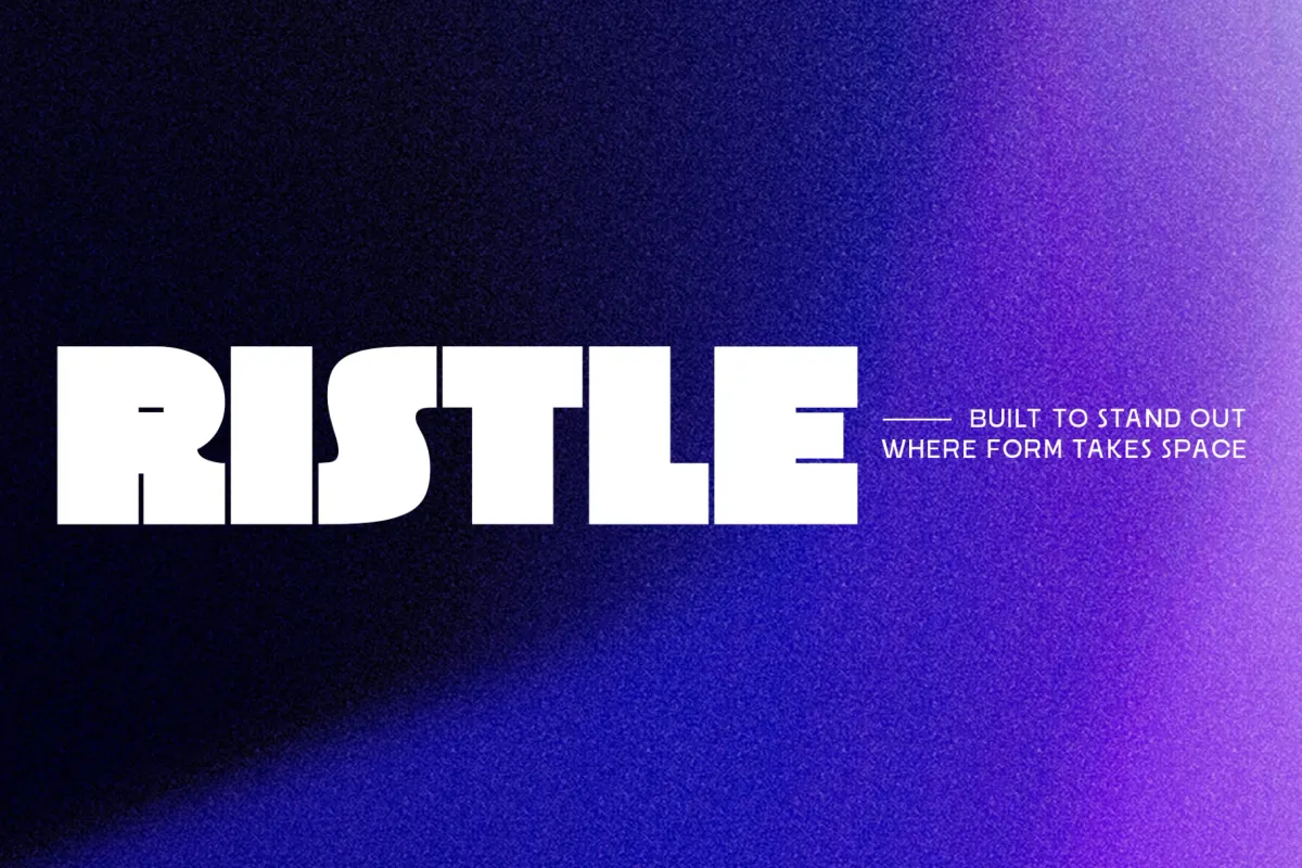 Ristle – Bold Modern Display Sans Font