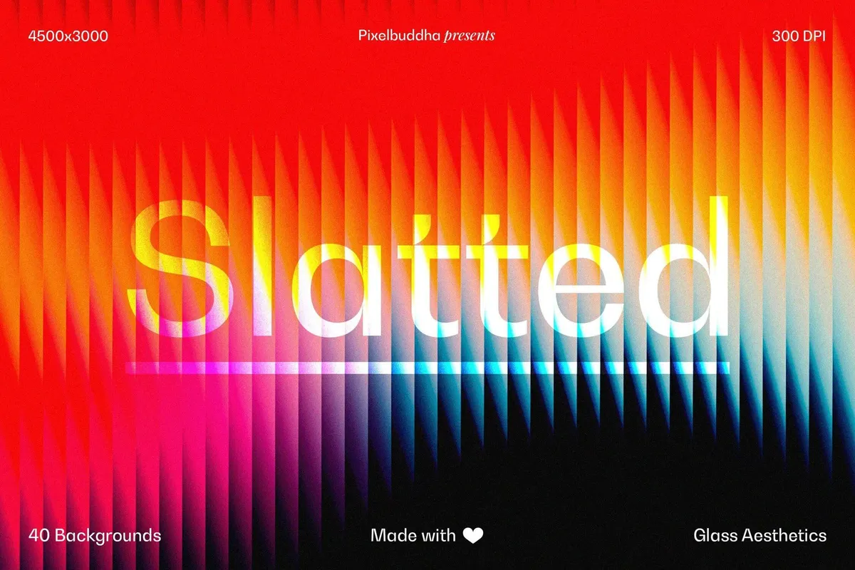 Fluted Glass Texture Backgrounds