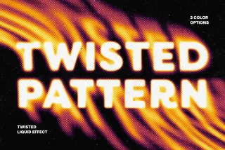 Twisted Liquid Text Effect