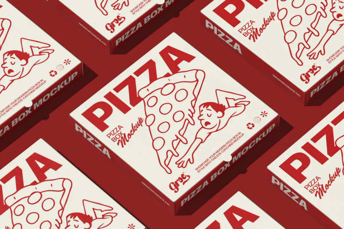 Pizza Box Mockup