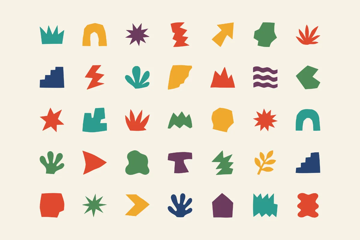 Wildform - Hand-Cut Abstract Shapes