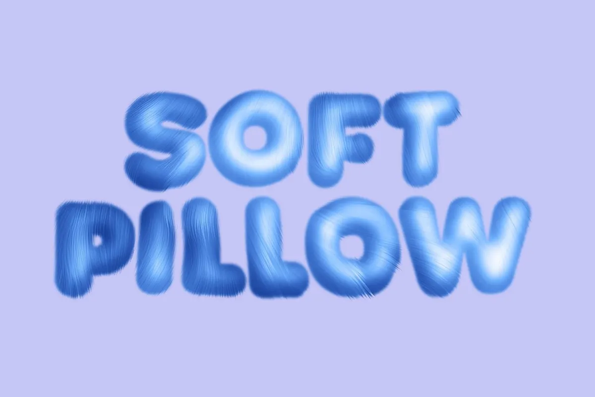 Soft Furry Text Effect