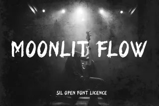 Moonlit Flow Font