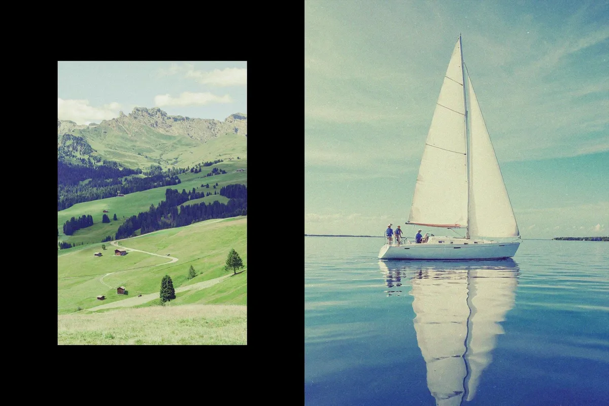 Authentic Vintage Landscape Effect