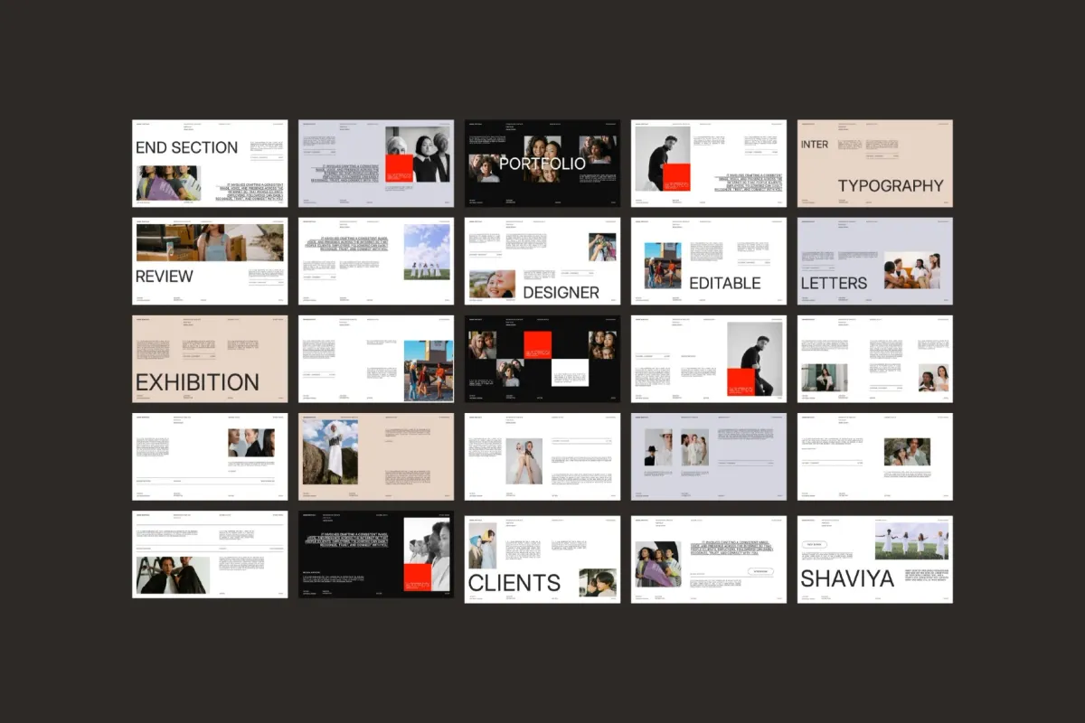 Keynote Fashion Presentation Template – Shaviya