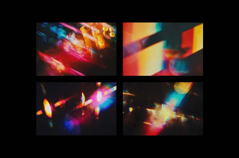Prism Effect with Light Leak Overlay