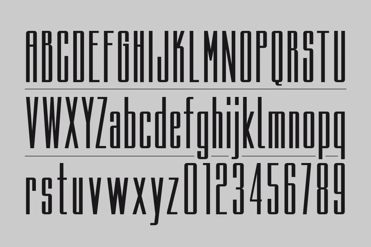 Clampdown - Condensed Display Sans Serif Font