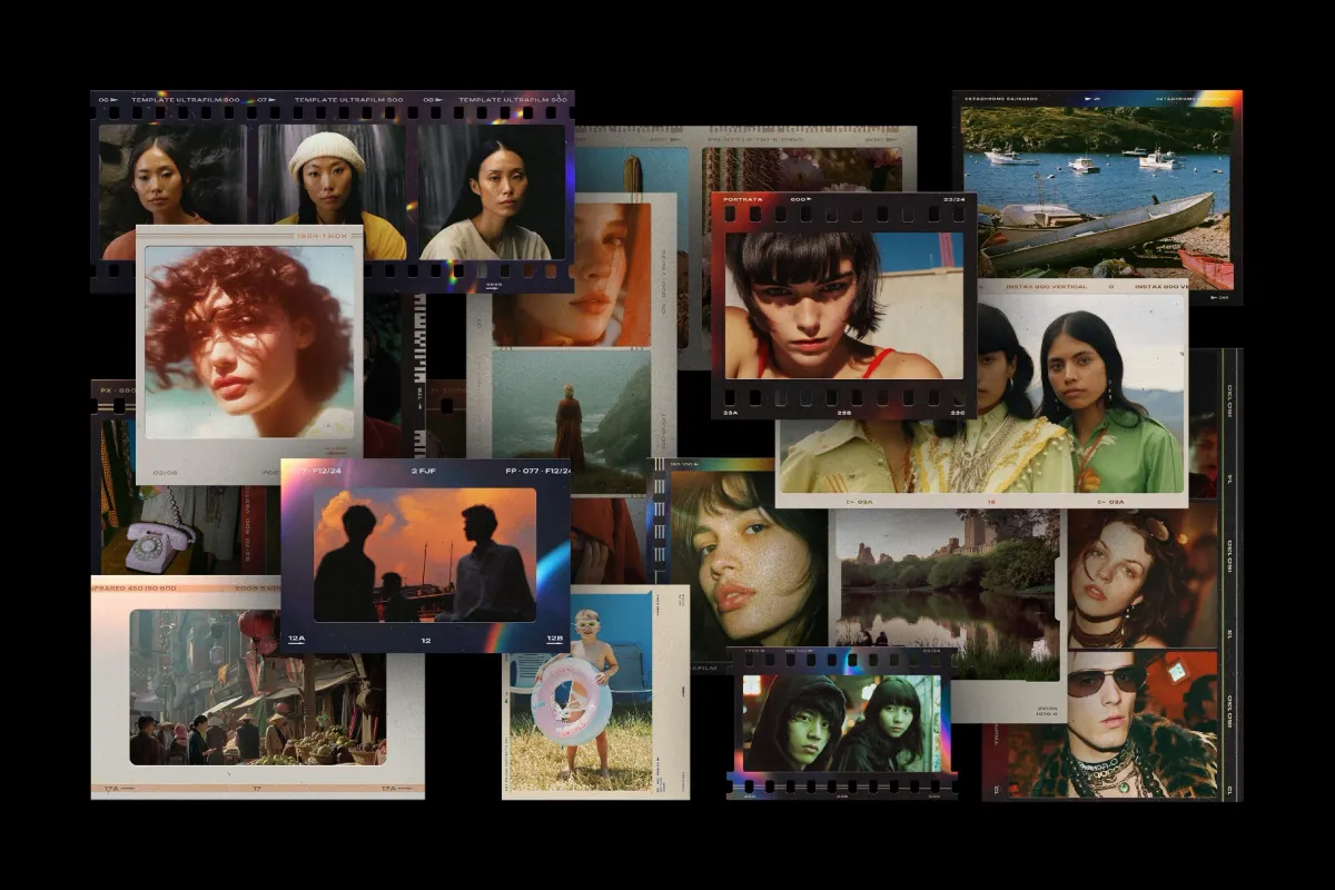 20 Film Frames Overlays