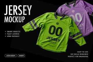 Long-Sleeve Jersey Mockup