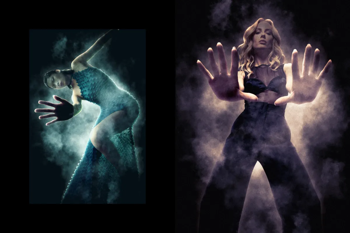 Dramatic Smoke Photo Effect